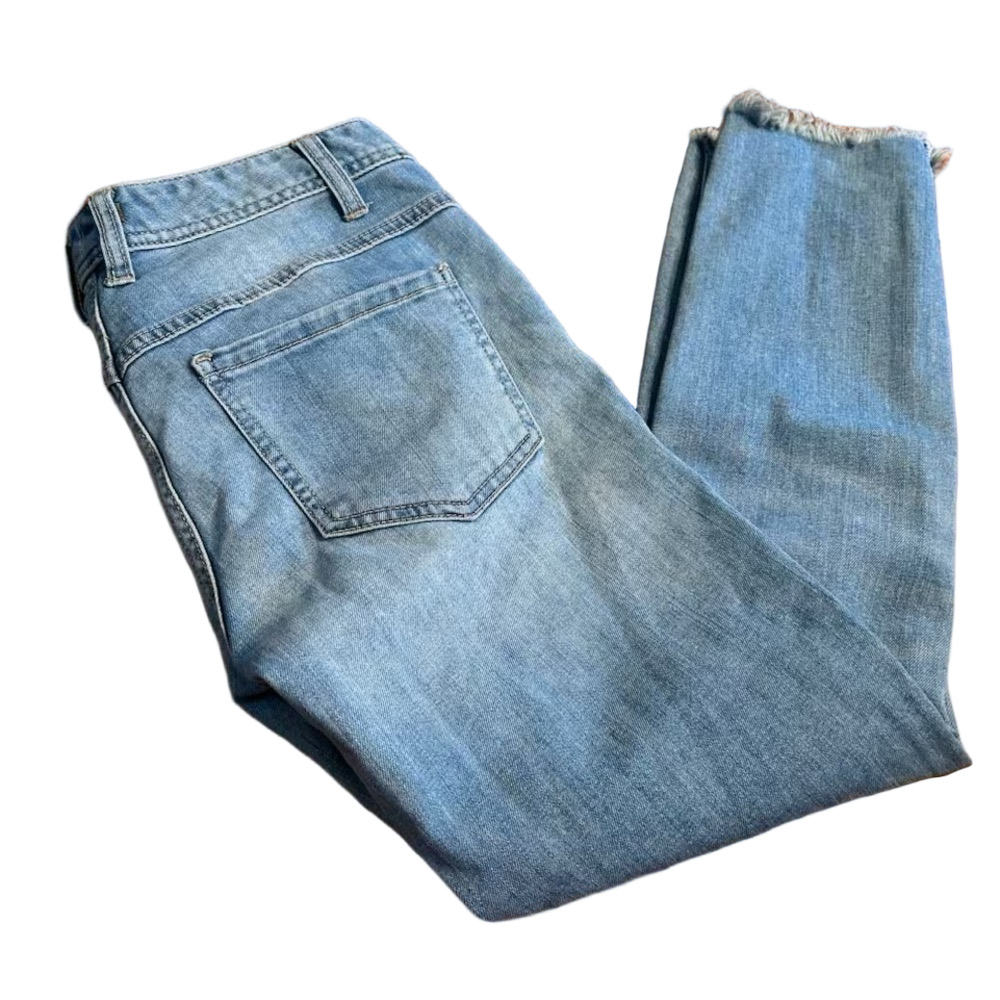 Free People Sky Blue Ankle Jeans